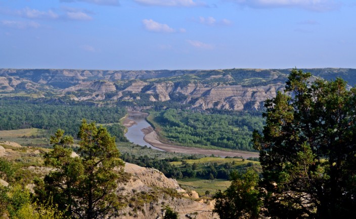 The Little Missouri seen from River Bend Overlook